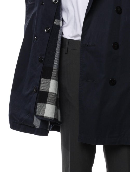 Burberry Brit Nova Check Pattern Trench Coat