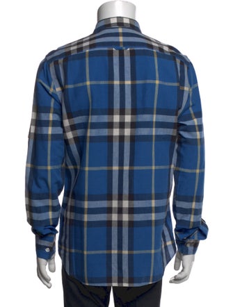 Burberry Brit Nova Check Pattern Long Sleeve Shirt