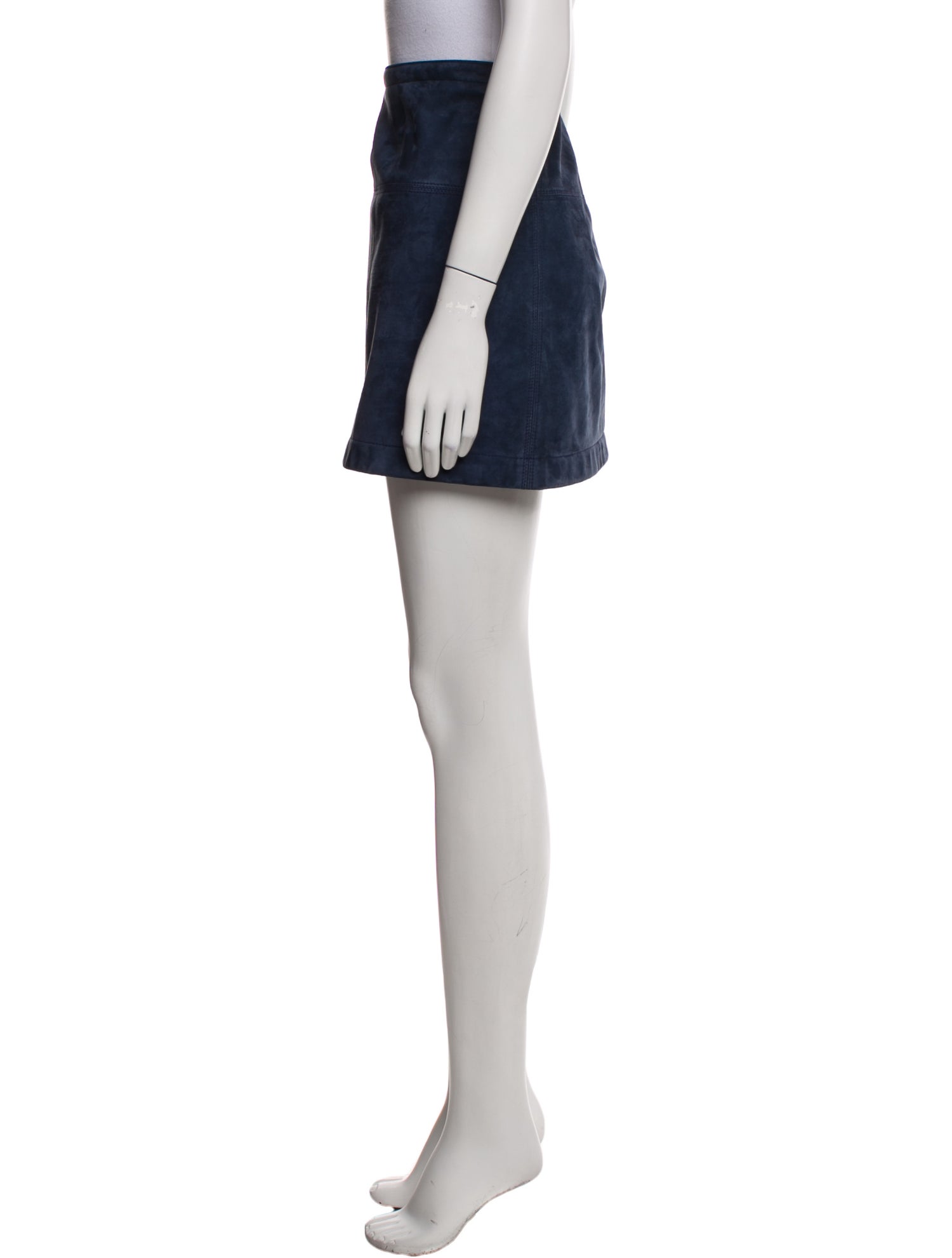 Burberry Brit Suede Mini Skirt