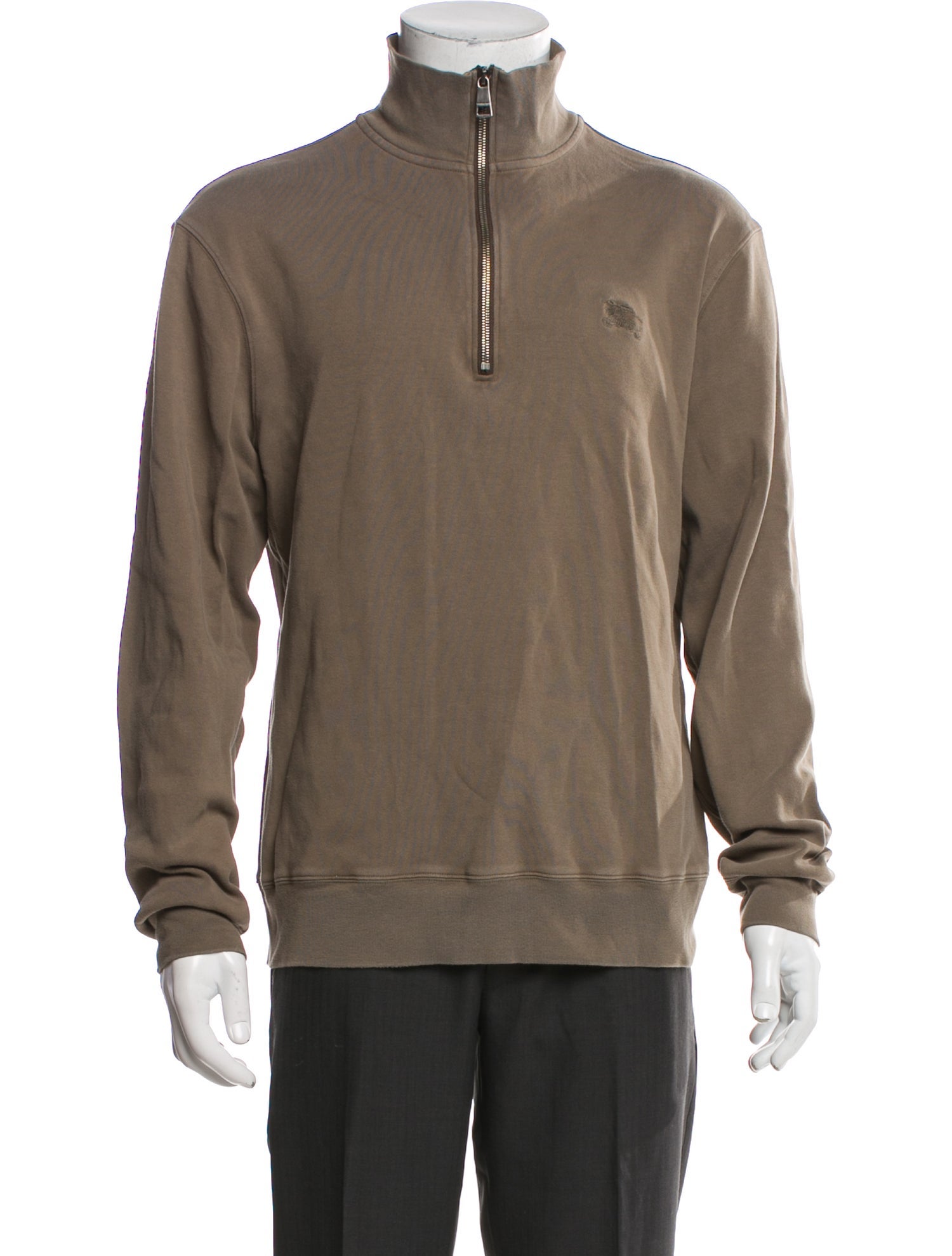 Burberry Brit Mock Neck Long Sleeve Sweatshirt