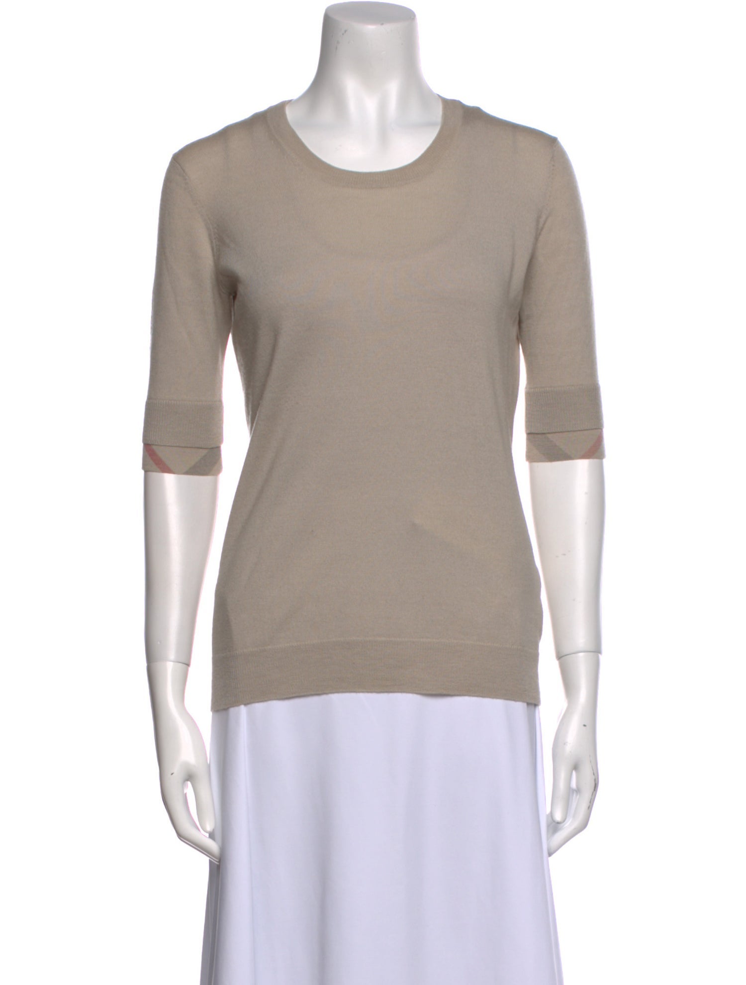 Burberry Brit Merino Wool Crew Neck Sweater