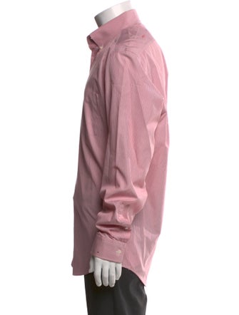 Burberry Brit House Check Pattern Long Sleeve Dress Shirt