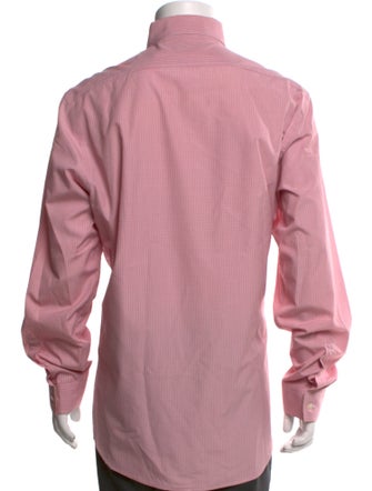 Burberry Brit House Check Pattern Long Sleeve Dress Shirt
