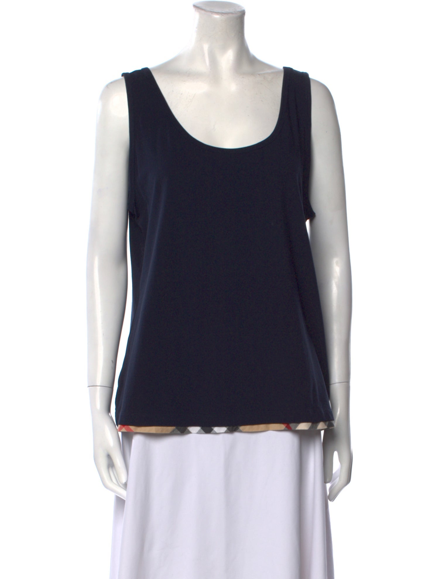 Burberry Brit Scoop Neck Sleeveless Top