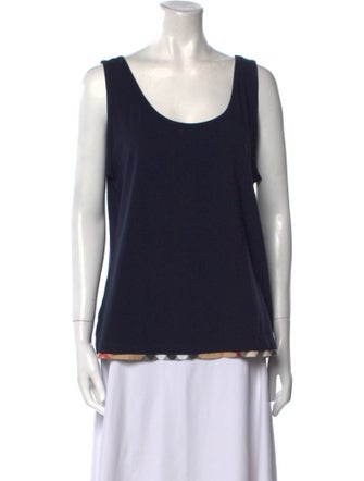 Burberry Brit Scoop Neck Sleeveless Top