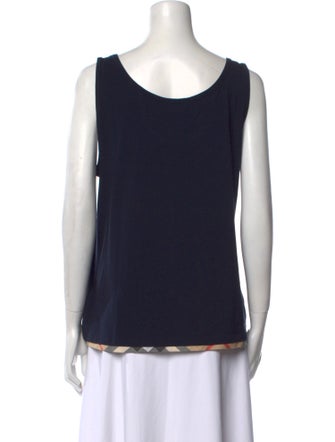 Burberry Brit Scoop Neck Sleeveless Top