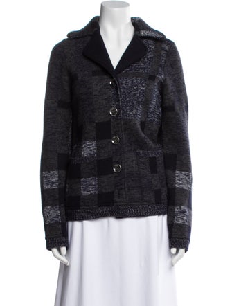 Burberry Brit Wool Tweed Pattern Blazer