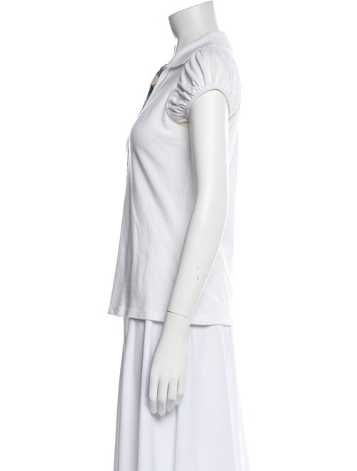 Burberry Brit V-Neck Short Sleeve Polo