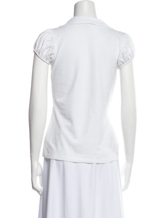 Burberry Brit V-Neck Short Sleeve Polo