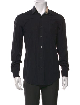 Burberry Brit Nova Check Pattern Long Sleeve Dress Shirt