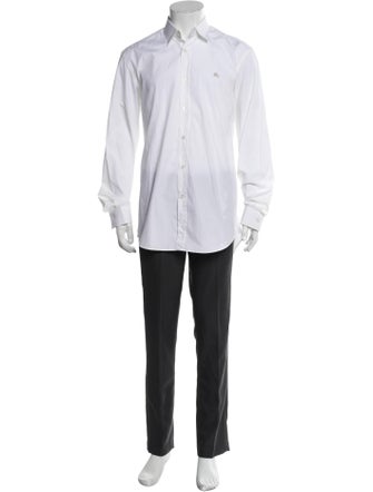 Burberry Brit Nova Check Pattern Long Sleeve Dress Shirt