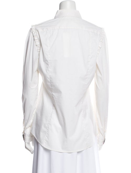 Burberry Brit Long Sleeve Button-Up Top