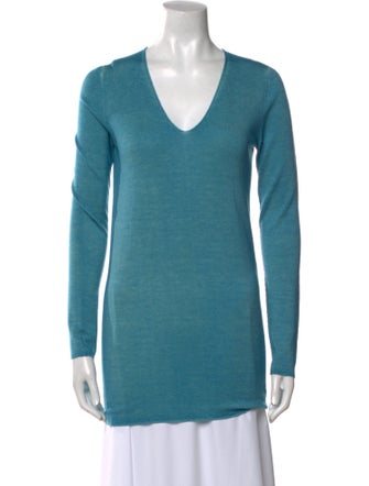 Burberry Brit Merino Wool V-Neck Sweater