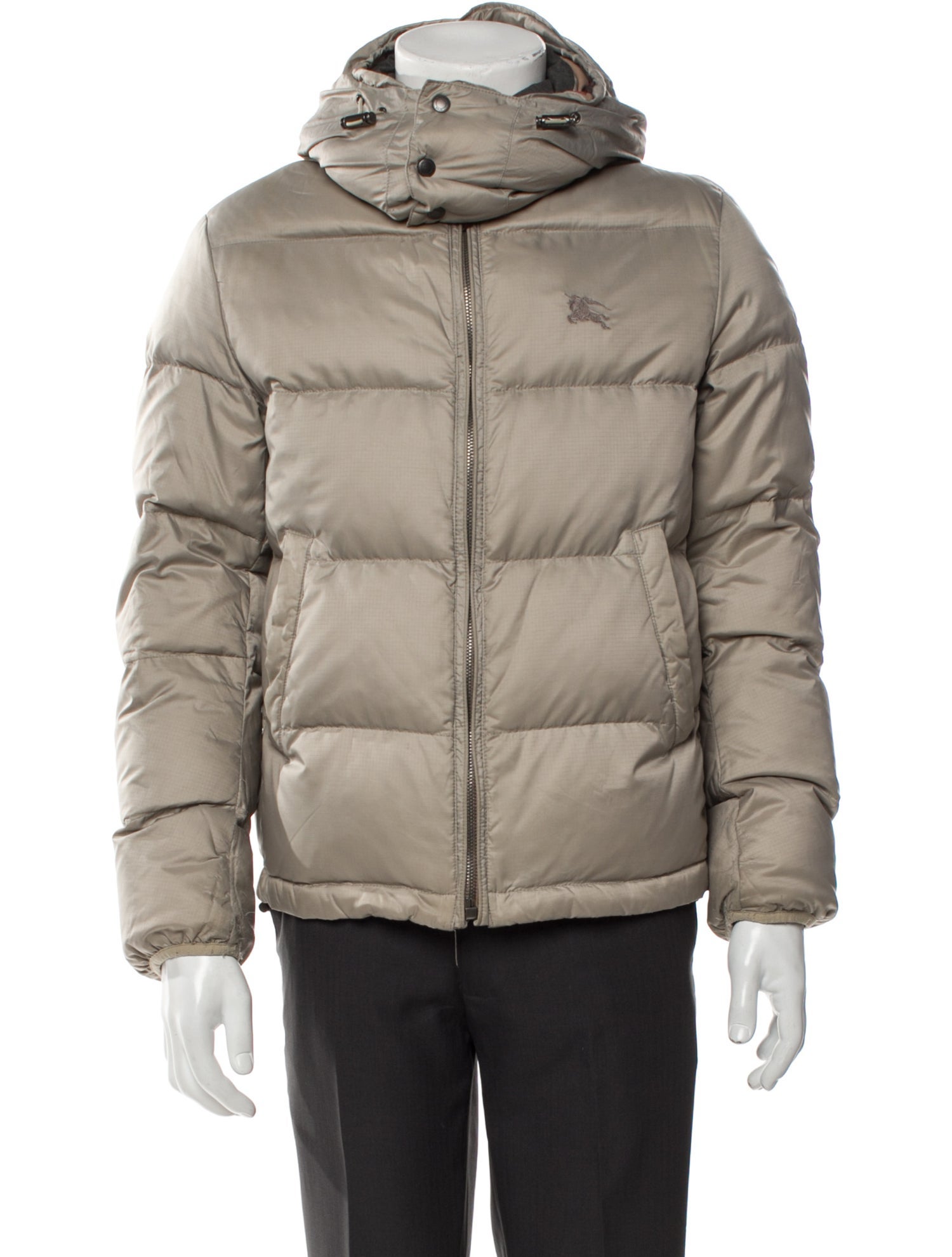 Burberry Brit House Check Pattern Puffer Coat