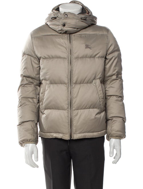 Burberry Brit House Check Pattern Puffer Coat