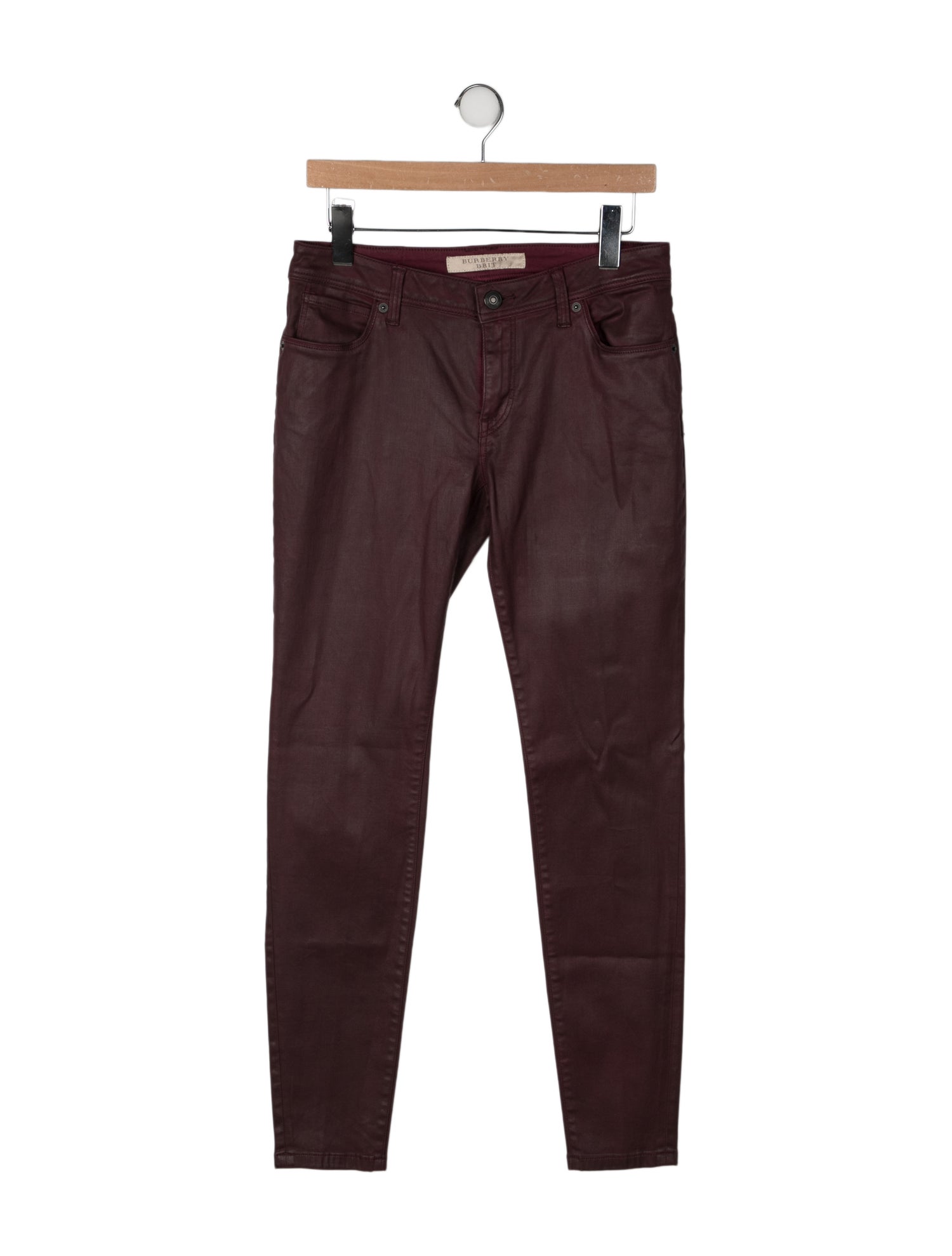 Burberry Brit Mid-Rise Skinny Leg Jeans