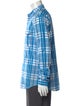 Burberry Brit Plaid Print Long Sleeve Dress Shirt