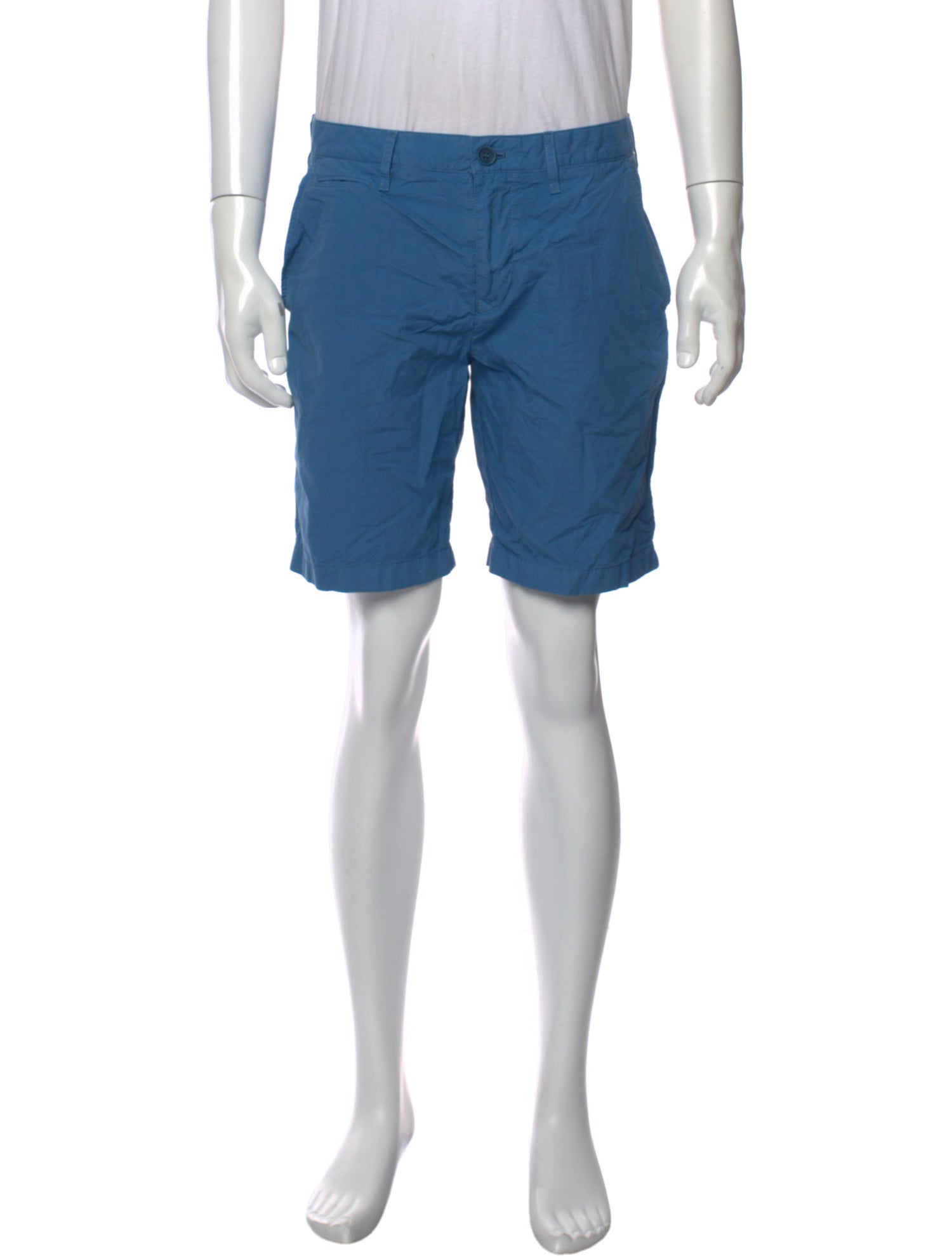 Burberry Brit Exploded Check Pattern Flat Front Shorts