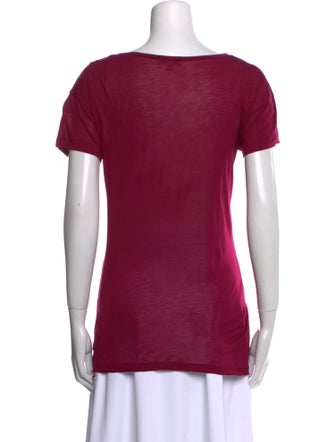 Burberry Brit Scoop Neck Short Sleeve T-Shirt