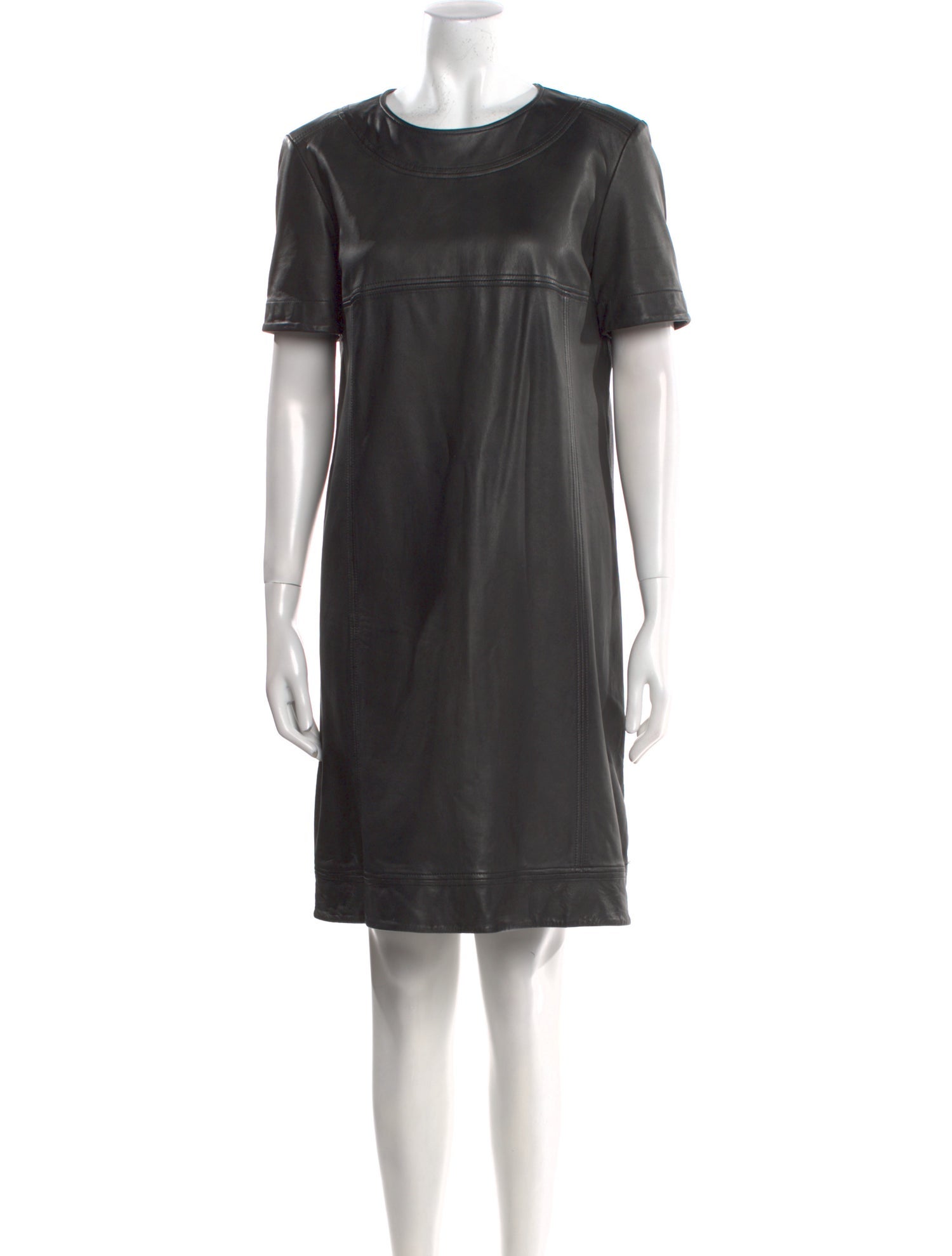 Burberry Brit Cowl Neck Knee-Length Dress