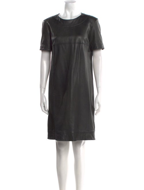 Burberry Brit Cowl Neck Knee-Length Dress