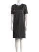 Burberry Brit Cowl Neck Knee-Length Dress