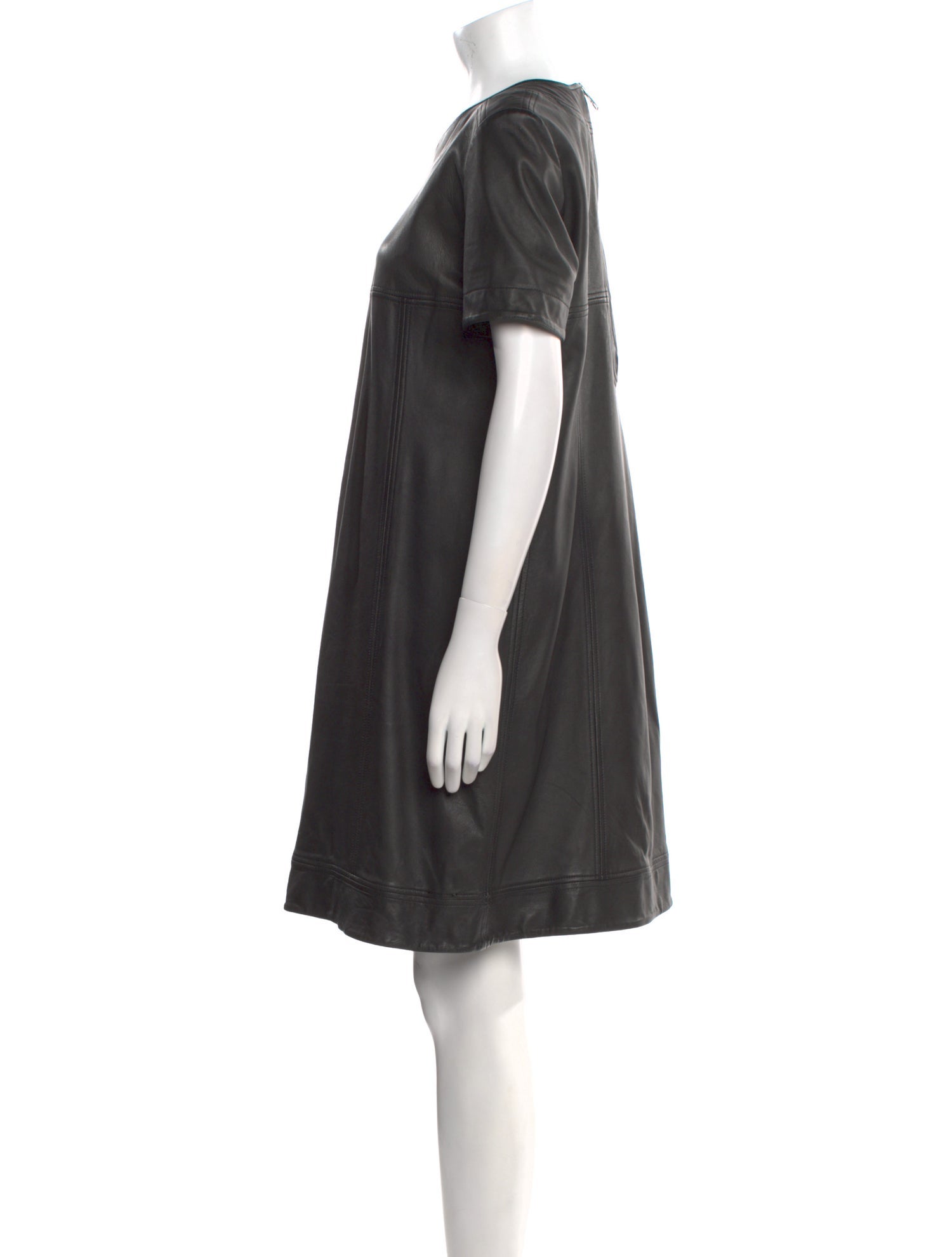 Burberry Brit Cowl Neck Knee-Length Dress