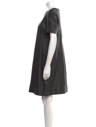 Burberry Brit Cowl Neck Knee-Length Dress