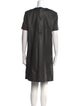 Burberry Brit Cowl Neck Knee-Length Dress