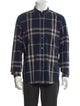 Burberry Brit Plaid Print Long Sleeve Shirt
