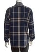 Burberry Brit Plaid Print Long Sleeve Shirt