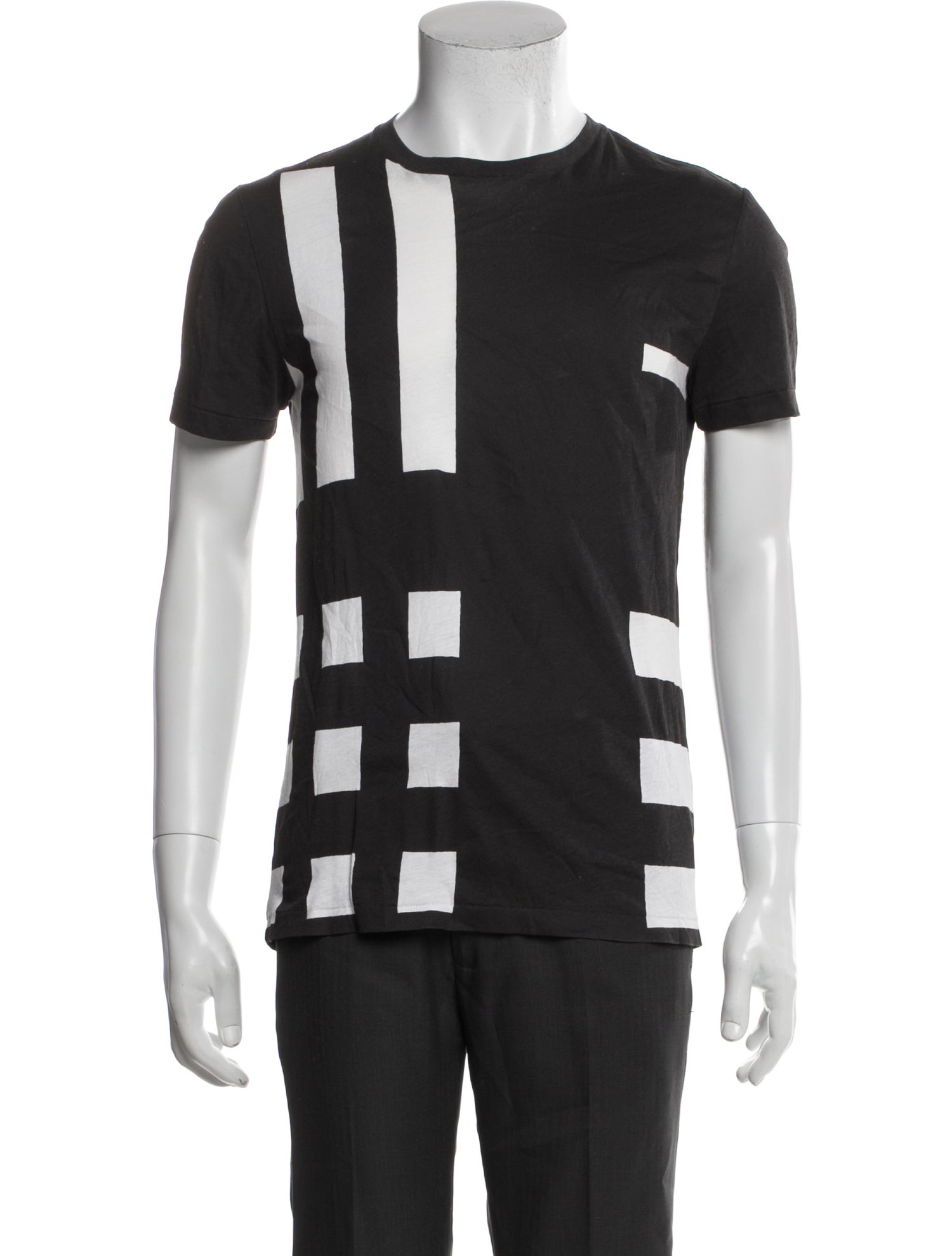 Burberry Brit House Check Pattern Crew Neck T-Shirt