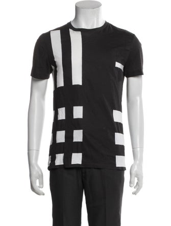 Burberry Brit House Check Pattern Crew Neck T-Shirt