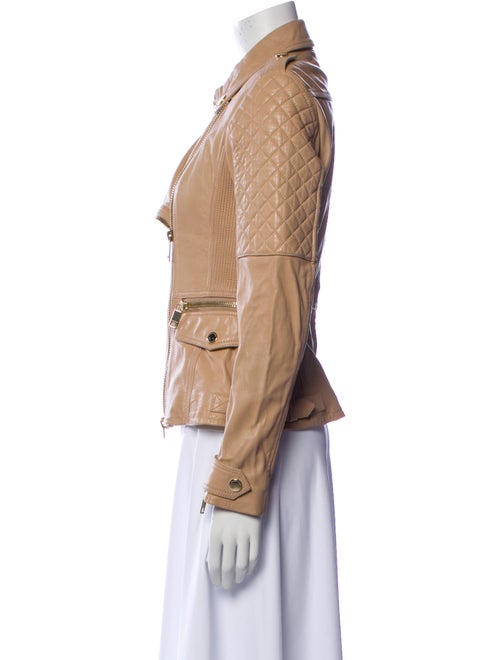 Burberry Brit Lamb Leather Biker Jacket