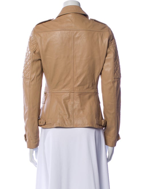 Burberry Brit Lamb Leather Biker Jacket