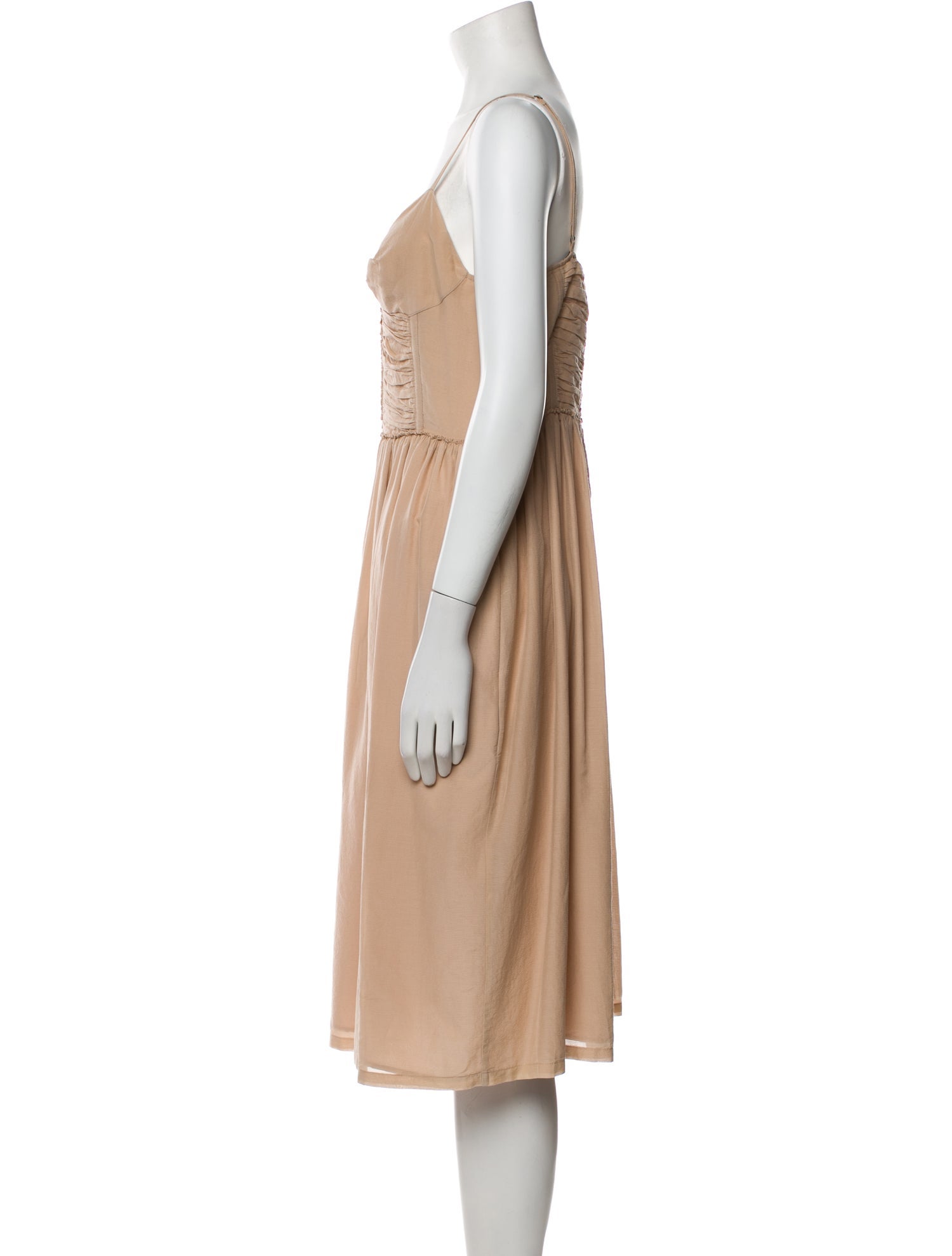 Burberry Brit Silk Midi Length Dress