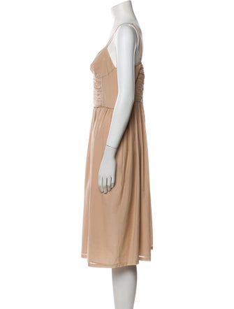 Burberry Brit Silk Midi Length Dress
