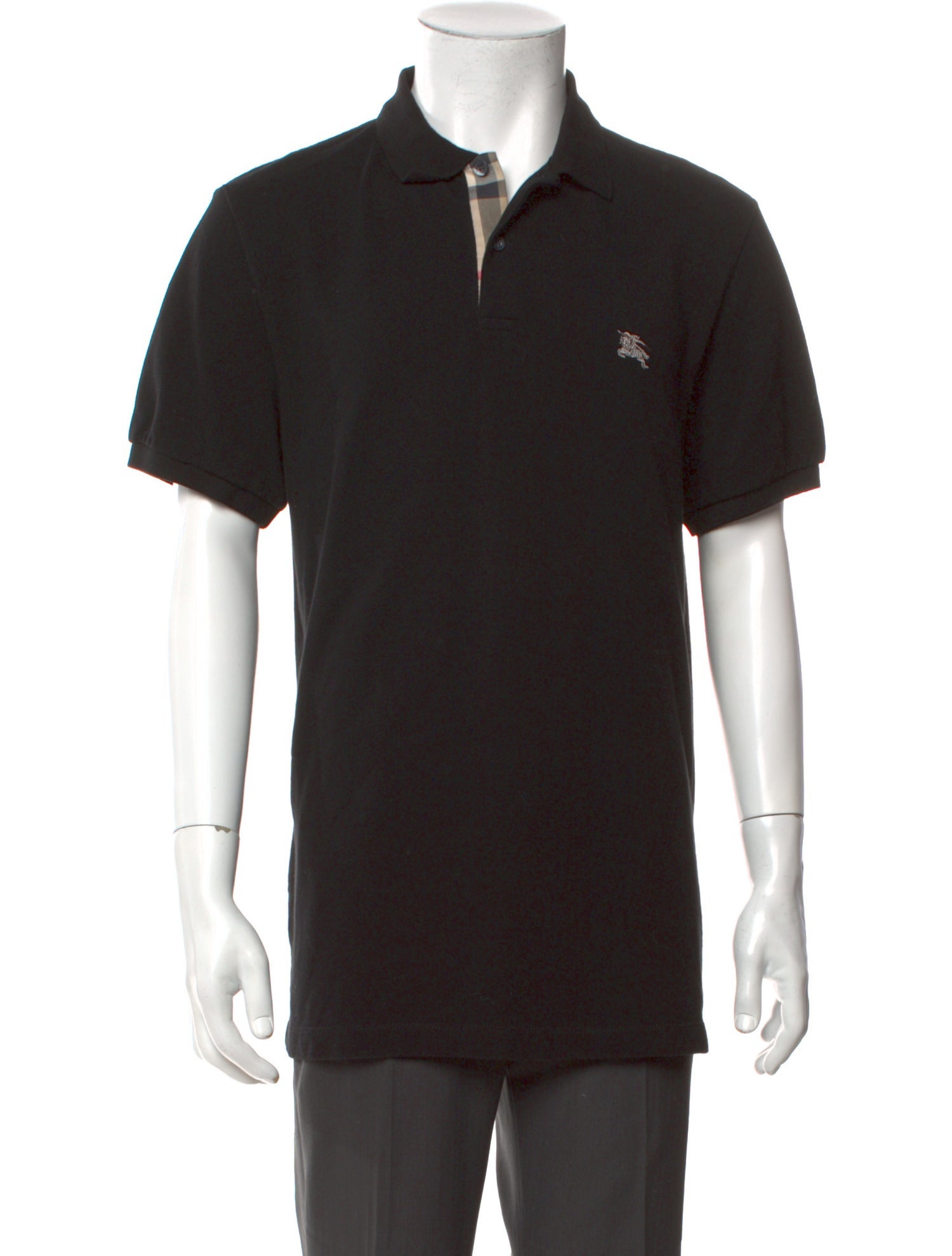 Burberry Brit House Check Pattern Collar Polo Shirt