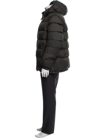 Burberry Brit Nova Check Pattern Puffer Coat