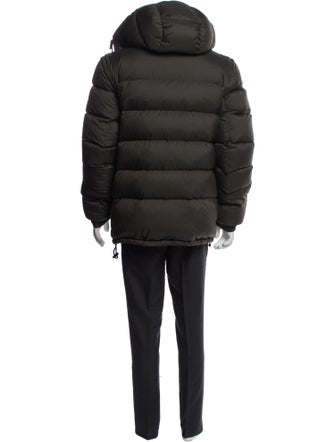 Burberry Brit Nova Check Pattern Puffer Coat