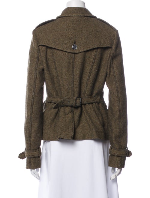 Burberry Brit Plaid Print Utility Jacket