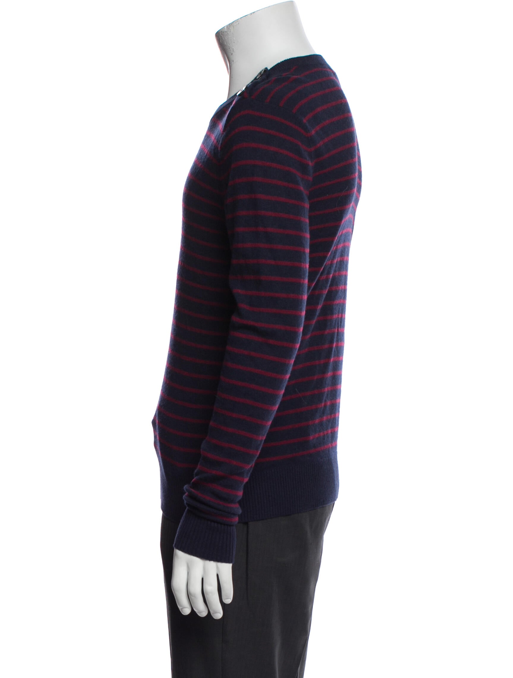 Burberry Brit Striped Crew Neck Pullover