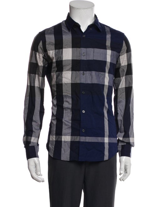 Burberry Brit Nova Check Pattern Long Sleeve Shirt