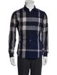 Burberry Brit Nova Check Pattern Long Sleeve Shirt
