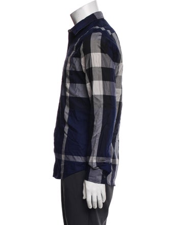 Burberry Brit Nova Check Pattern Long Sleeve Shirt