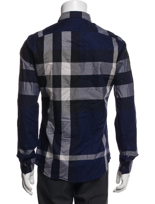 Burberry Brit Nova Check Pattern Long Sleeve Shirt