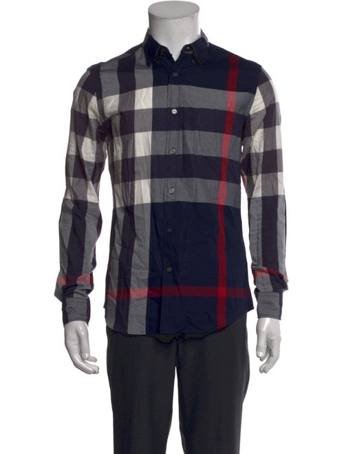 Burberry Brit Exploded Check Pattern Long Sleeve Shirt
