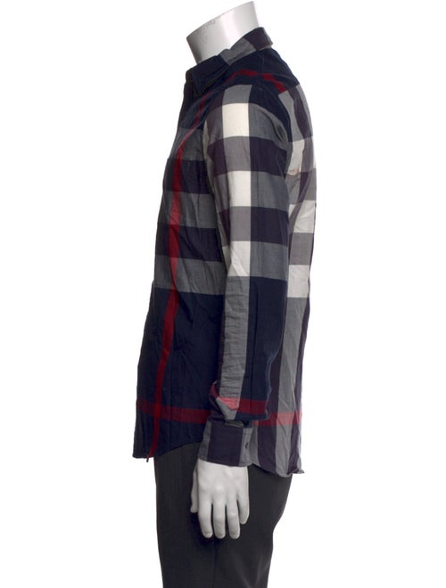 Burberry Brit Exploded Check Pattern Long Sleeve Shirt