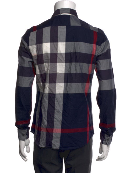 Burberry Brit Exploded Check Pattern Long Sleeve Shirt