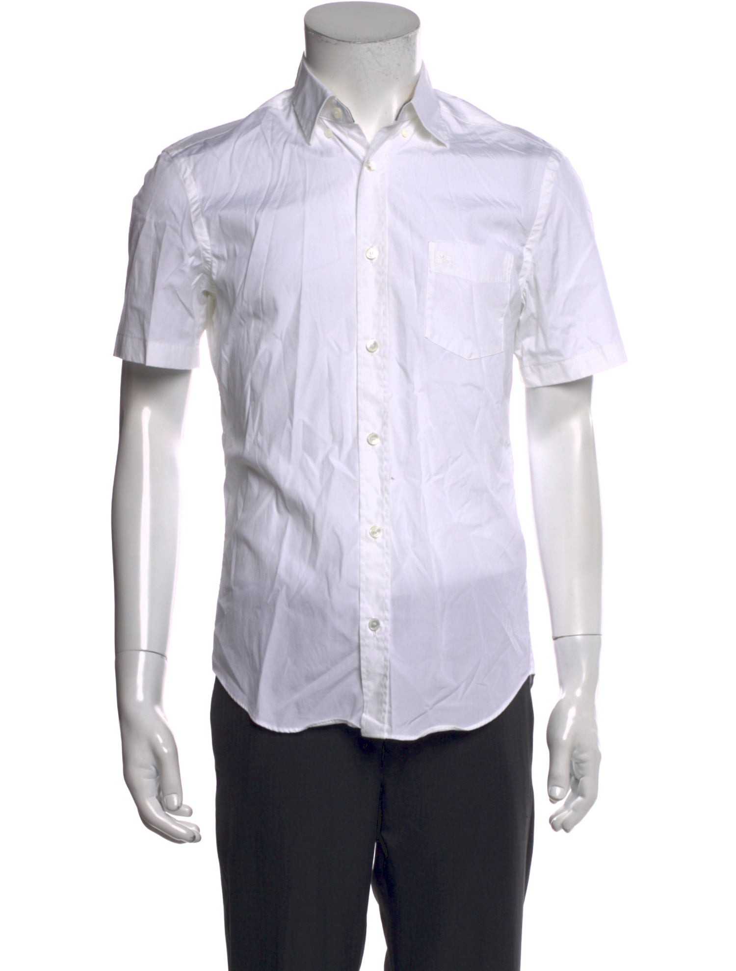 Burberry Brit House Check Pattern Short Sleeve Shirt
